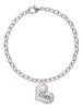 Large ''Coach'' Heart Charm Bracelet