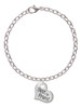 Large ''Best Friend'' Heart Charm Bracelet