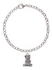 Antiqued Teddy Bear Charm Bracelet