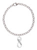 God's Love Infinity Sign Charm Bracelet
