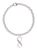 Je T'aime Infinity Sign Charm Bracelet