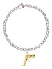 Gold Tone 9mm Handgun Charm Bracelet