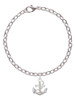 AB Crystal Anchor Charm Bracelet
