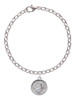 Music Note - Round Seal Charm Bracelet