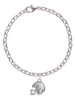 Football Helmet - 2 Sided Charm Bracelet