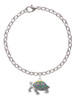 Enamel Side Turtle Charm Bracelet