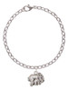 Loved Elephant with Baby Charm Bracelet