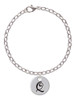 Large Script Letter - Q - 3/4'' Disc - Charm Bracelet