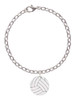 3/4'' Enamel Volleyball Charm Bracelet