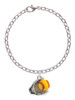 Extra Large Softball and Glove Charm Bracelet