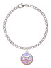 Domed Multi Color LMT Charm Bracelet
