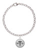 Domed Black MD Charm Bracelet