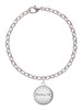Domed Matthew 5:8 Charm Bracelet
