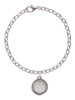 Stainless Steel Disc You Are More Loved Charm Bracelet