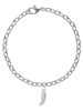 Small Crystal Sabre Tooth Charm Bracelet