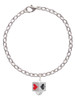 Card Suits Square Spinner Charm Bracelet