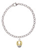 Gold Tone Baseball/Softball Spinner Charm Bracelet
