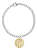 Gold Tone Tree of Life Cutout Charm Bracelet