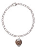 Brown Crystal Sparkle Spinner Charm Bracelet
