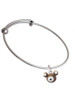 Fimo Clay Teddy Bear Charm Bangle Bracelet