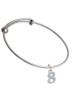 Number - 8 - Charm Bangle Bracelet