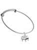 Piano Charm Bangle Bracelet