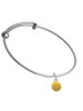Mini Water Polo Ball Charm Bangle Bracelet