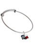 Texas Flag - Ranger Charm Bangle Bracelet