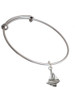 Sailboat Charm Bangle Bracelet