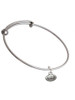 Mini Football Charm Bangle Bracelet