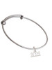 Horizontal Year 2022 Charm Bangle Bracelet