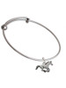 Running Horse Charm Bangle Bracelet