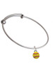Mini Softball - Two Sided - Charm Bangle Bracelet