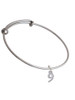 Small Number - 9 - Charm Bangle Bracelet