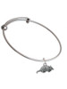 Small Armadillo Charm Bangle Bracelet