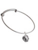 Medium 3-D Ram Head Charm Bangle Bracelet