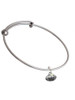 Mini Football with AB Crystal Charm Bangle Bracelet