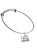 Live Love Lacrosse Charm Bangle Bracelet