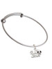 All Star - Soccer ball Charm Bangle Bracelet
