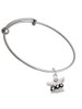 BOO Ghost Charm Bangle Bracelet
