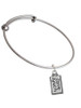 Love Much Charm Bangle Bracelet