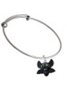 Resin Bat Buddy Charm Bangle Bracelet