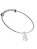 Chinese Symbol ''Good Luck'' Charm Bangle Bracelet