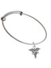 Caduceus - LPN Charm Bangle Bracelet