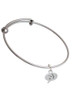 Emoticon :- ) - Winking - Charm Bangle Bracelet