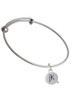 Text Chat - jk - Just Kidding - Charm Bangle Bracelet