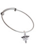 Caduceus - DO Charm Bangle Bracelet