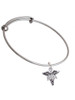 Caduceus - RMA Charm Bangle Bracelet