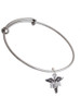 Caduceus - BSN Charm Bangle Bracelet