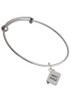 Bible with Cross Charm Bangle Bracelet